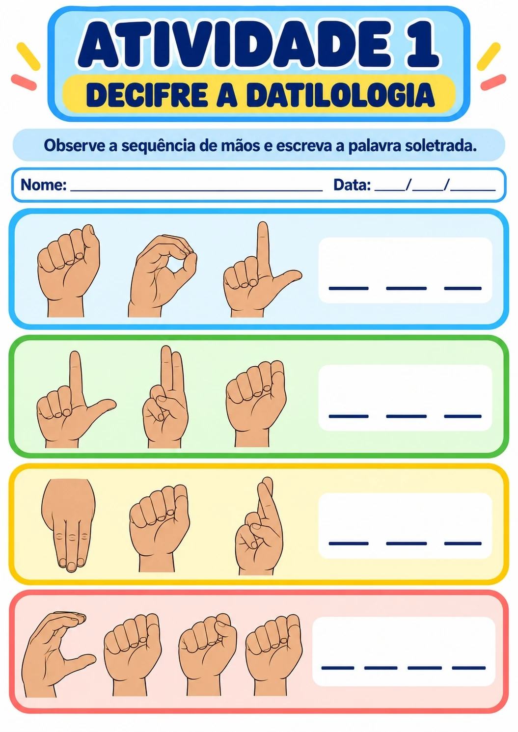 Decifre a Datilologia